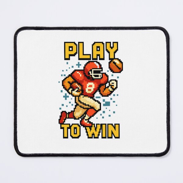 Item preview, Play to Win – Retro Gamer Football Pixel Art designed and sold by JenniferCreaArte .