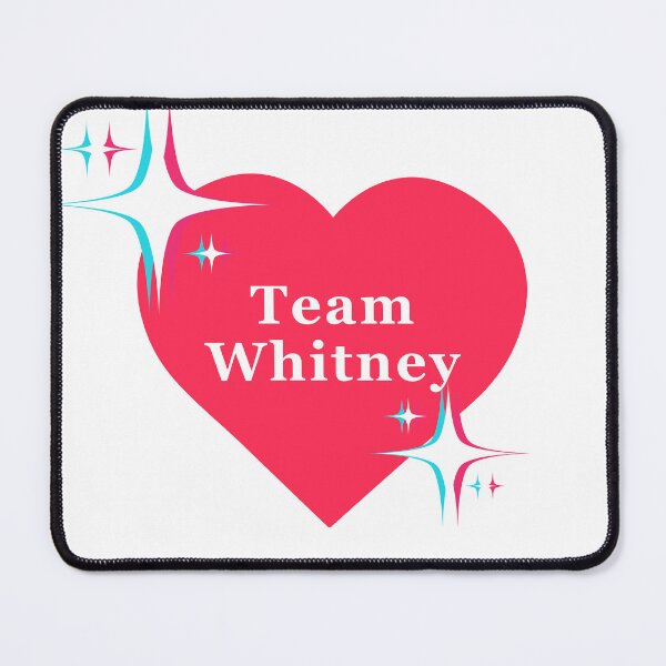 Item preview, Team Whitney Retro Heart Sticker designed and sold by Elizabeths Epothecary.