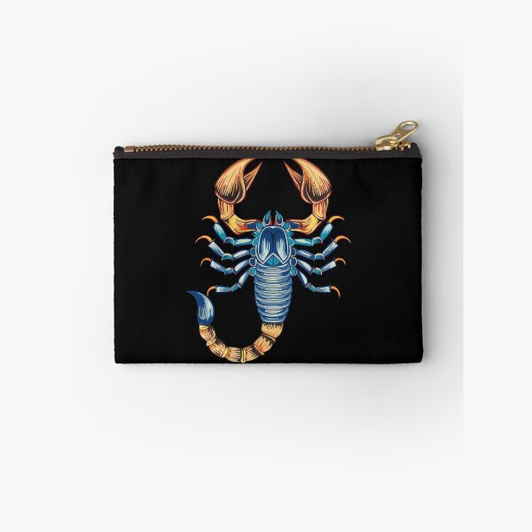 Item preview, Aggressive Dangerous blue Scorpion, Predatory animal in a danger pose, scorpion with its tail raised, showcasing its stinger designed and sold by Danler.