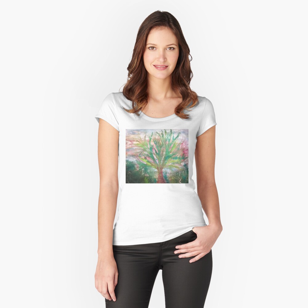 Item preview, Fitted Scoop T-Shirt designed and sold by Auszeitklang.