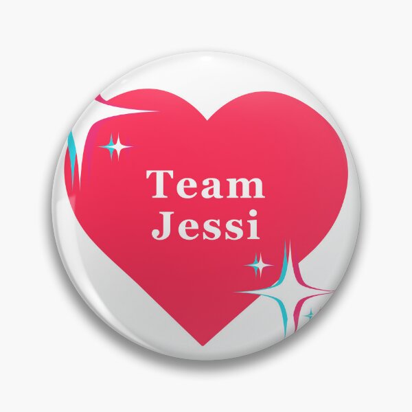 Item preview, Team Jessi Retro Heart Sticker designed and sold by Elizabeths Epothecary.