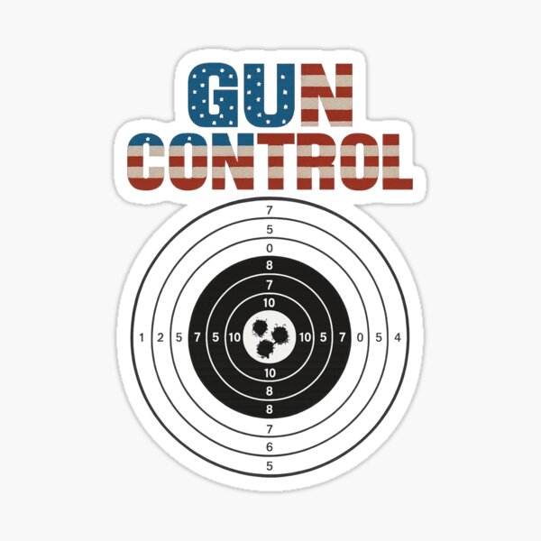 Item preview, Gun Control (Dead Center Every Time) designed and sold by SavageSoftwear.