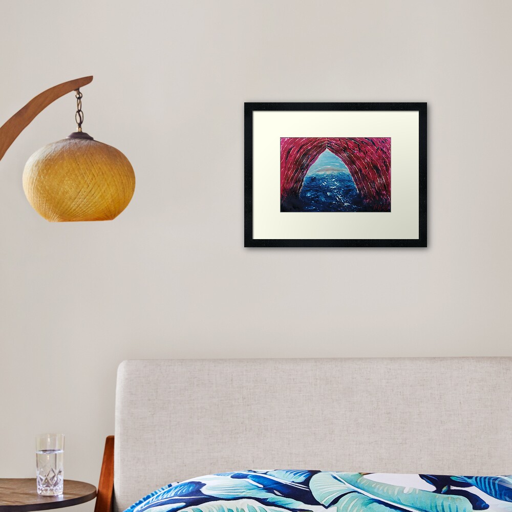 Item preview, Framed Art Print designed and sold by Auszeitklang.