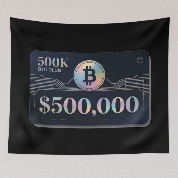 Item preview, Bitcoin welcome to the 500k club, bitcoin crypto designed and sold by NoetherSym.