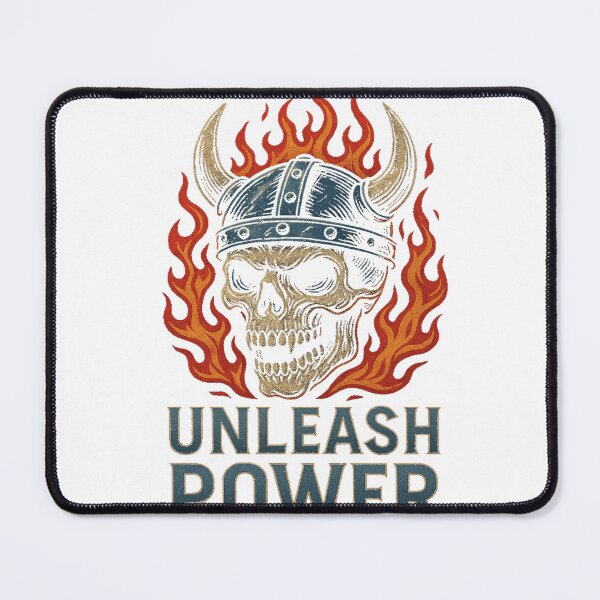Item preview, Unleash Power – Flaming Skull Serpent designed and sold by FROSTULF .