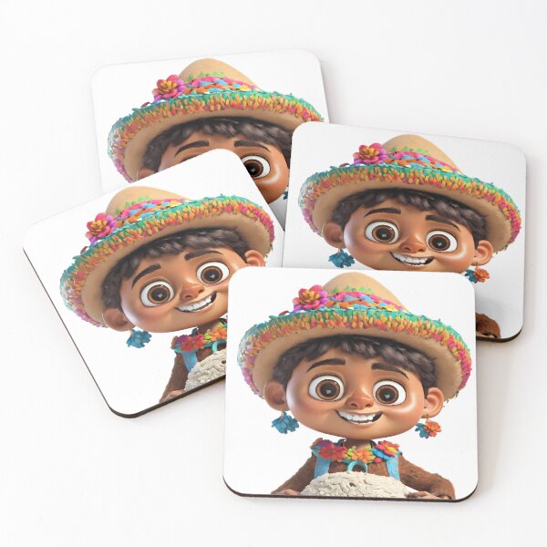 Item preview, Cheerful Boy with Colorful Sombrero designed and sold by ART ATTACK ZONE.
