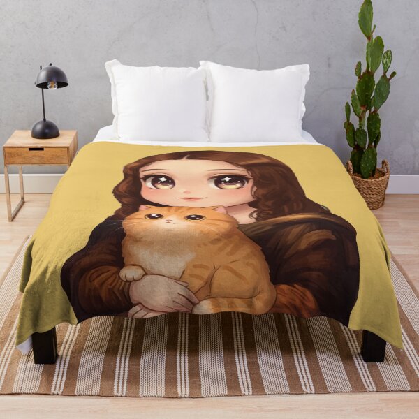 Item preview, Mona Cat designed and sold by HipsterAnimals.