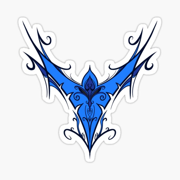 Item preview, Nightwing logo designed and sold by CloudiiLink.