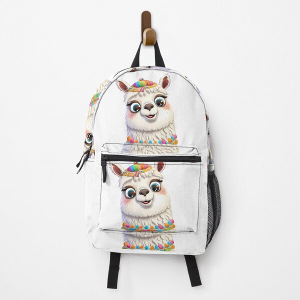 Item preview, Cute Cartoon Llama with Colorful Accessories designed and sold by ART ATTACK ZONE.