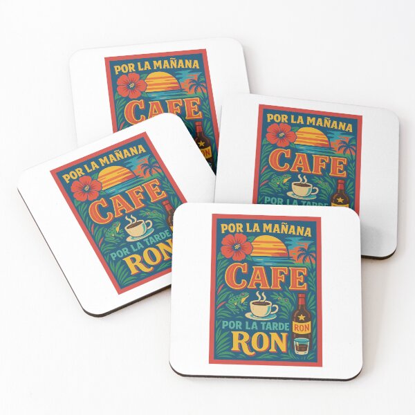 Item preview, Por La Manana Cafe Por La Tarde Ron designed and sold by Fourthcreative.
