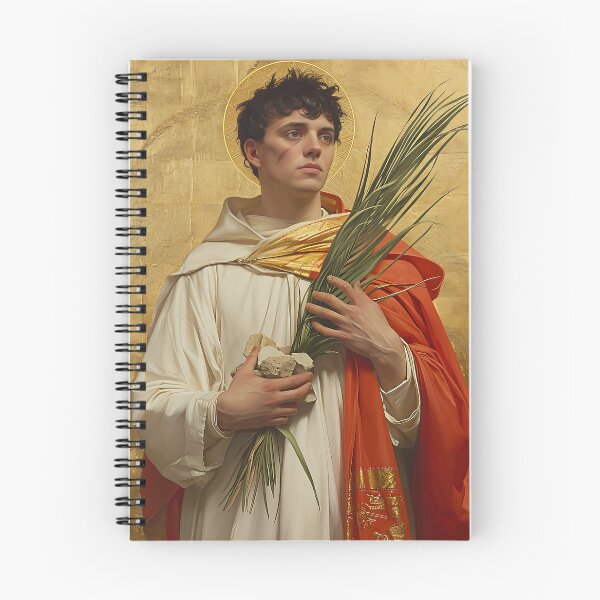 Item preview, Saint Stephen designed and sold by SanctifiedSouls.