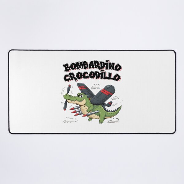 Item preview, Bombardino Crocodilo Cartoon – Fun Character Art designed and sold by EmeraldeaArt.