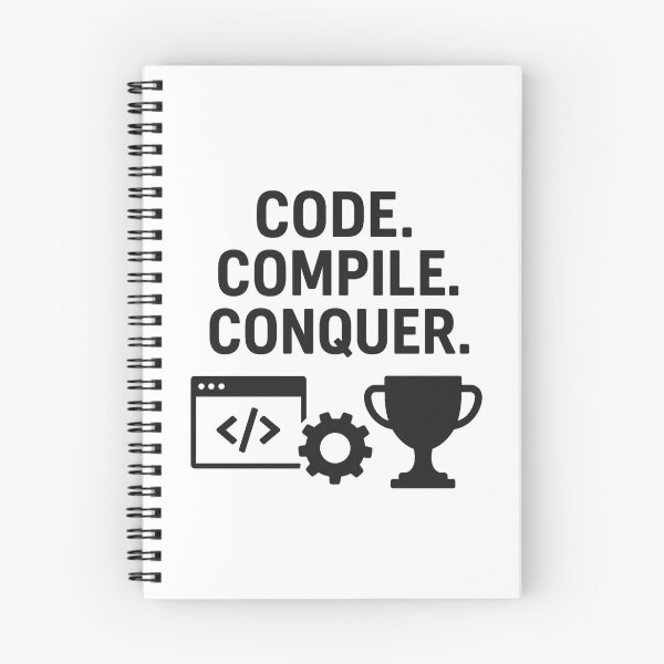 Item preview, CODE. COMPILE. CONQUER. designed and sold by TheWonkyEaselCo.