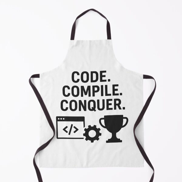 Item preview, CODE. COMPILE. CONQUER. designed and sold by TheWonkyEaselCo.