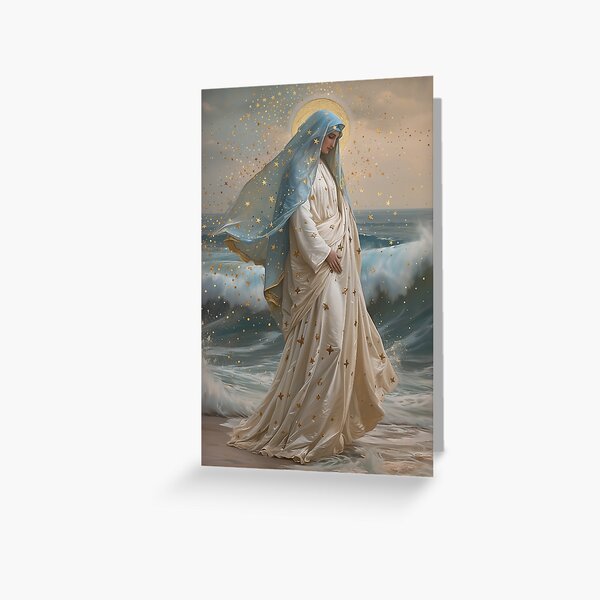 Item preview, Ocean's Embrace - Devotion to Our Lady designed and sold by SanctifiedSouls.
