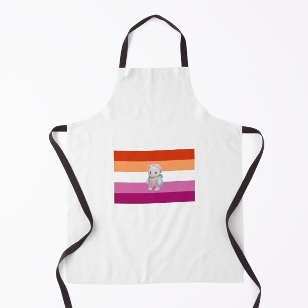 Item preview, Calico Critter Lesbian Pride Flag Bumper Sticker LGBT designed and sold by InMyDragonEra.