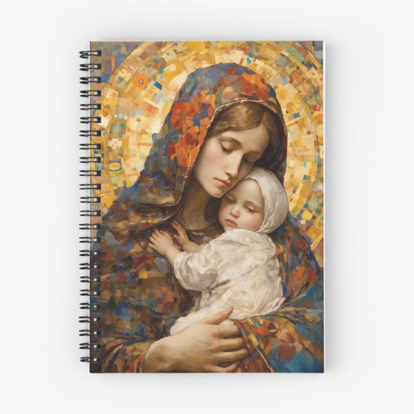 Item preview, Holy Maternal Bond - Mary and the Christ Baby designed and sold by SanctifiedSouls.