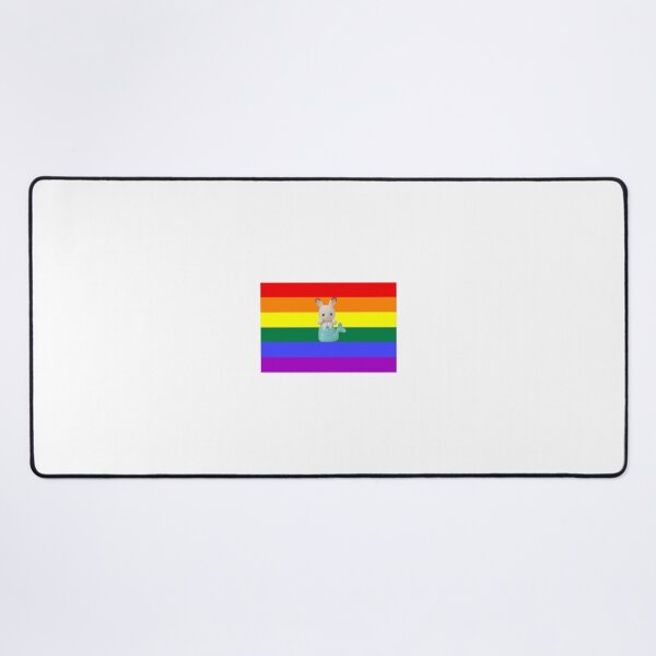 Item preview, Calico Critters Mermaid Pride Flag Bumper Sticker  designed and sold by InMyDragonEra.