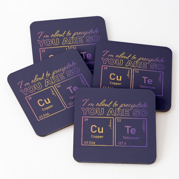Item preview, Funny Chemistry Design – You Are So Cu-Te! Periodic Table Pun designed and sold by MerchYouSearch.