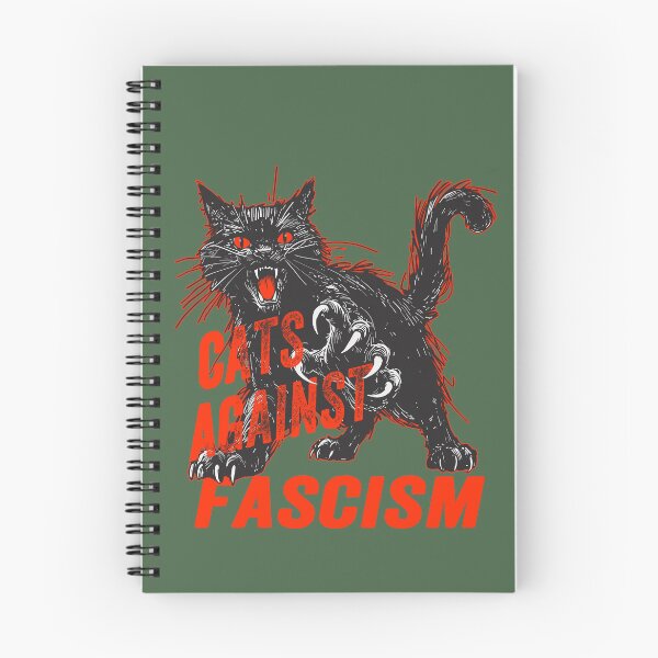 Item preview, Cats Against Fascism Black Cat designed and sold by KilkennyCat Art.
