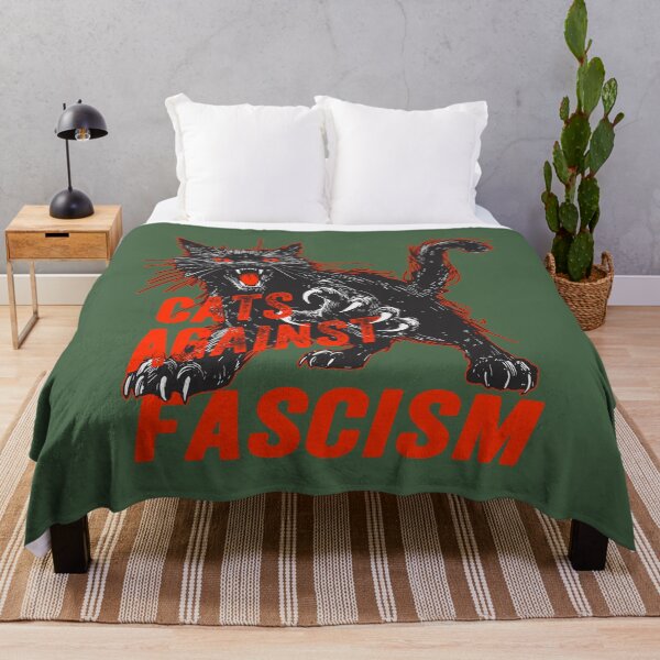 Item preview, Cats Against Fascism Black Cat designed and sold by KilkennyCat Art.