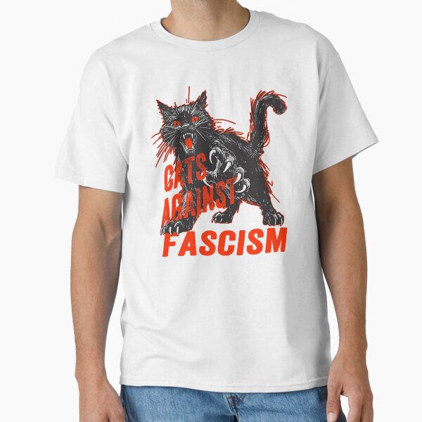 Item preview, Katzen gegen Faschismus Schwarze Katze designed and sold by KilkennyCat Art.