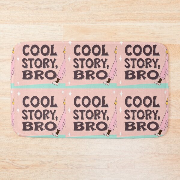 Item preview, "Cool Story, Bro" Typography with Figure designed and sold by ART ATTACK ZONE.