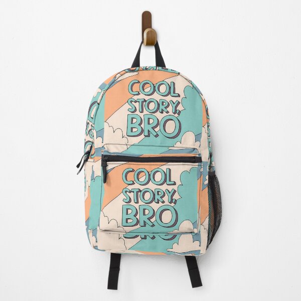 Item preview, "Cool Story, Bro" Graphic with Clouds designed and sold by ART ATTACK ZONE.