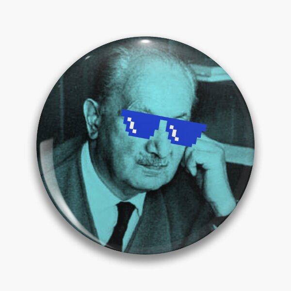 Item preview, MARTIN HEIDEGGER  - glasses - funny philosophy - gift - swag designed and sold by PHILOSOPHY-SWAG.