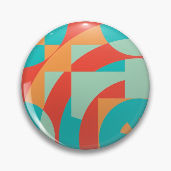 Item preview, Citrus Funk | Geometric Pattern Print designed and sold by lnewlfuk.
