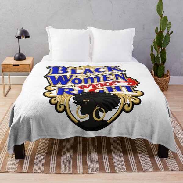 Item preview, Black Women Were Right Bold Empowerment Embroidered Style Design designed and sold by ArtDesignTp.