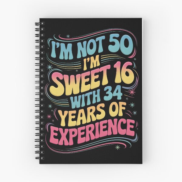 Aperçu de l'œuvre 50e anniversaire - Sweet 16 avec 34 ans d'expérience créée et vendue par Channel1Design.