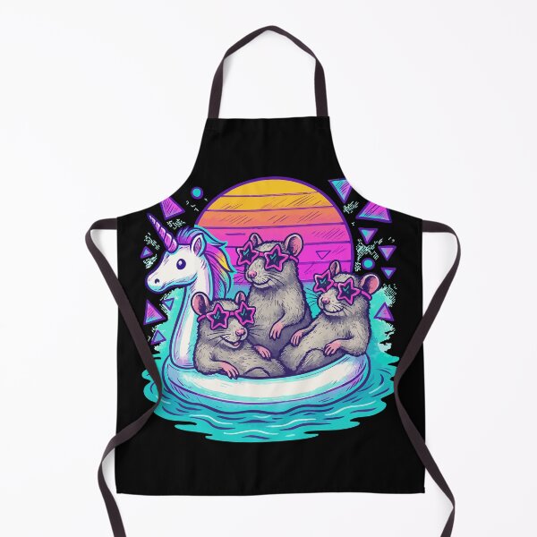 Item preview, Chillin Rats Summer Unicorn Retro designed and sold by TomFrontierArt.