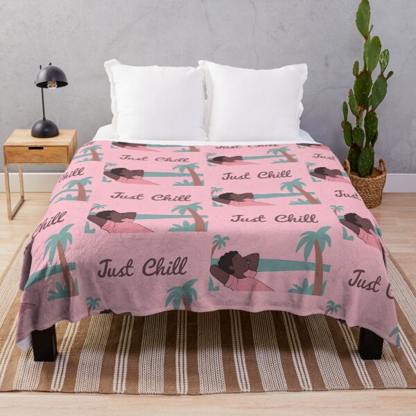 Item preview, "Just Chill" Beach Relaxation Illustration designed and sold by ART ATTACK ZONE.