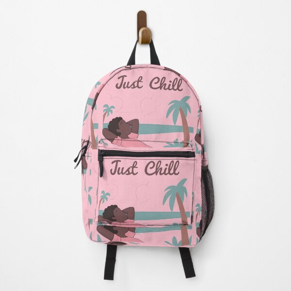 Item preview, "Just Chill" Beach Relaxation Illustration designed and sold by ART ATTACK ZONE.