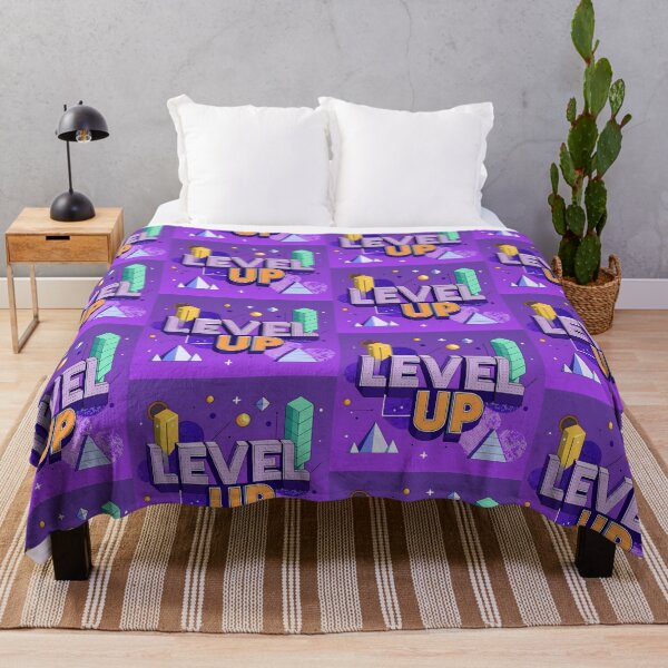 Item preview, "Level Up" Graphic with Abstract Shapes designed and sold by ART ATTACK ZONE.