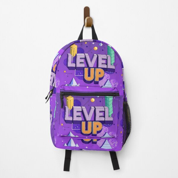 Item preview, "Level Up" Graphic with Abstract Shapes designed and sold by ART ATTACK ZONE.