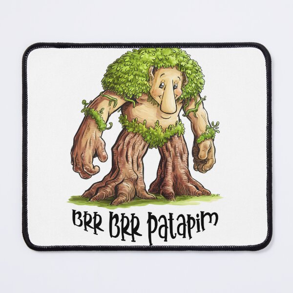 Item preview, Brr Brr Patapim – Italian Brainrot Baboon-Tree Meme Creature designed and sold by EmeraldeaArt.