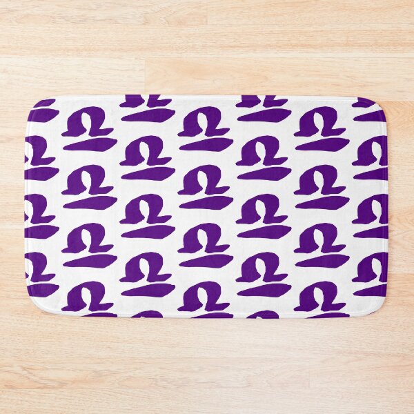 Item preview, Libra Symbol Brush Calligraphy Purple designed and sold by crankiestuff.
