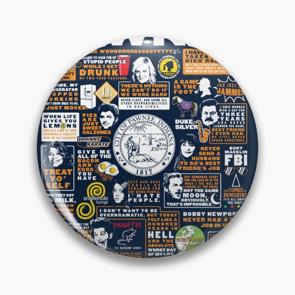 Item preview, Welcome To Pawnee - Parks and Recreation Quotes designed and sold by huckblade.