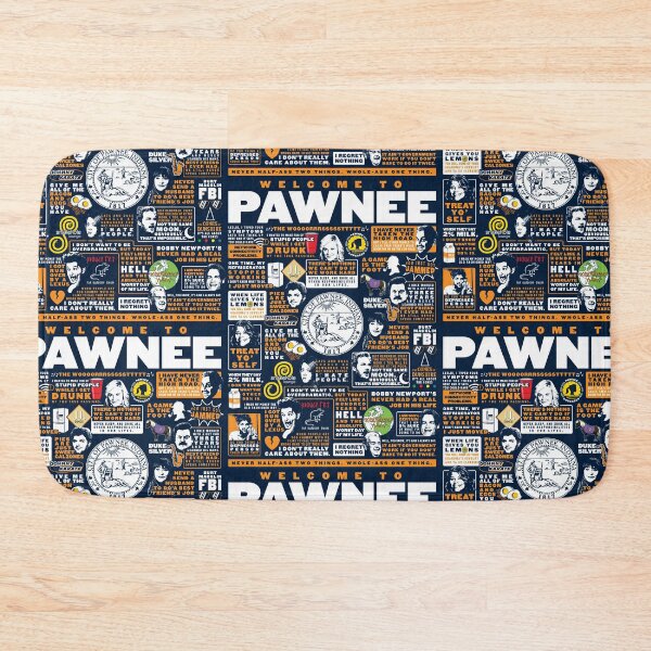 Item preview, Welcome To Pawnee - Parks and Recreation Quotes designed and sold by huckblade.