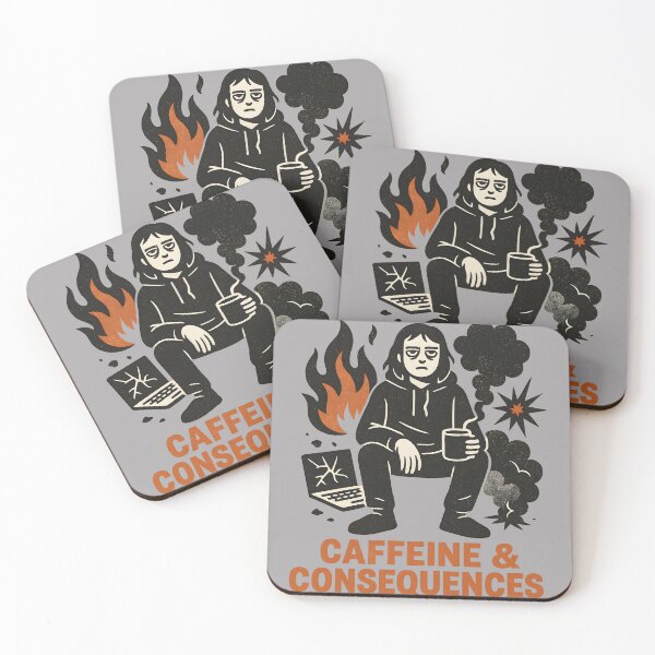 Item preview, Caffeine & Consequences Morning Chaos designed and sold by MysticArtisan.