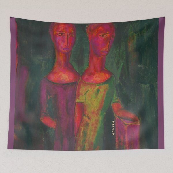 Item preview, Abstract Twin Beauties from the Roaring Twenties - dePace' designed and sold by mrpropcake.