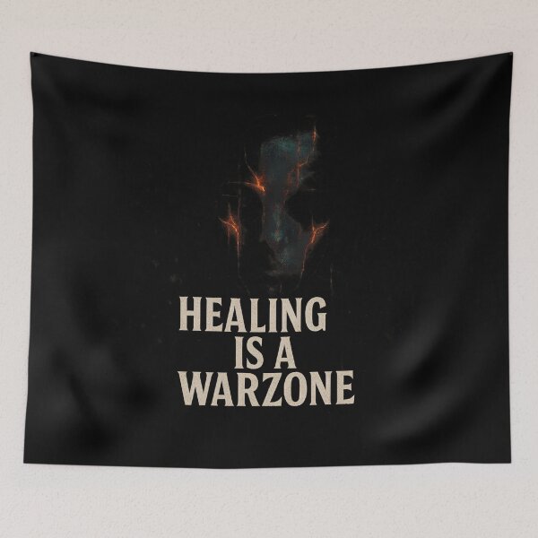 Item preview, Healing Is a Warzone designed and sold by MysticArtisan.