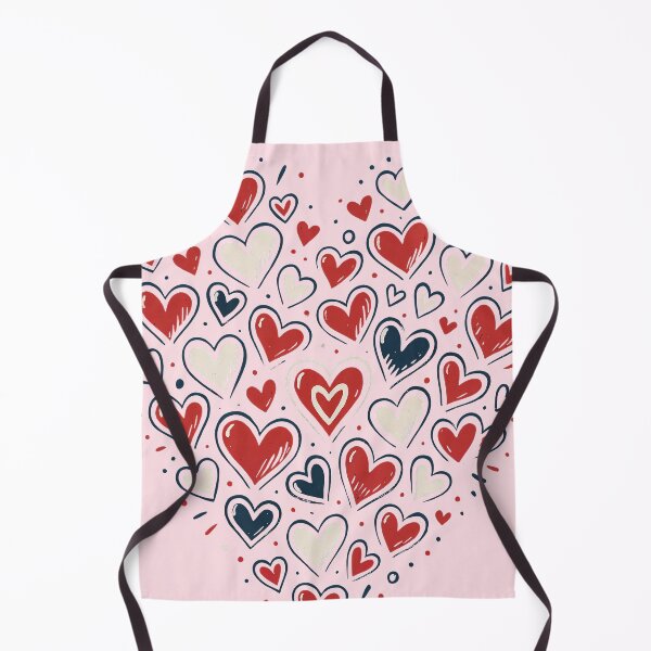 Item preview, Patriotic Heartburst – Red, White & Blue Hand-Drawn Heart Cluster Design designed and sold by Victor Shadehorn.