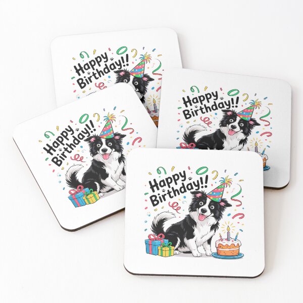 Item preview, Cumpleaños del Border Collie designed and sold by TheAnimalZ00.