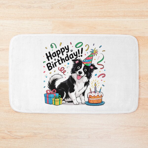 Item preview, Border Collie Birthday designed and sold by TheAnimalZ00.