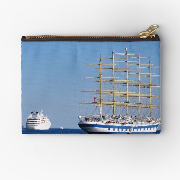 Old vs new ships royal clipper Zipper Pouch