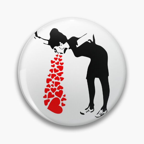 Item preview, Lovesick Street Art By Banksy - Street Art Work Graffiti designed and sold by InnaPo ⭐⭐⭐⭐⭐.