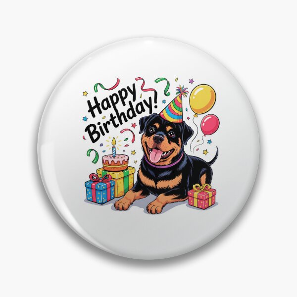 Item preview, Rottweiler Birthday designed and sold by TheAnimalZ00.